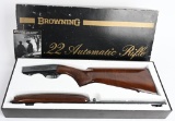 BROWNING .22 AUTOMATIC RIFLE GRADE I IN BOX