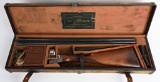 ENGLISH ARMY NAVY C.S.L. 12 BORE DOUBLE WITH CASE