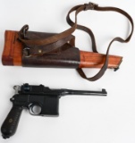 MAUSER MODEL 1930 BROOMHANDLE PISTOL W / STOCK