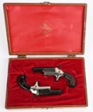 FACTORY CASED PAIR OF 4TH MODEL THUER DERRINGERS
