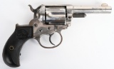 FINE ETCHED PANEL COLT 1877 LIGHTNING REVOLVER