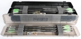 4- 6-PACKS OF BENJAMIN AIRBOW ARROWS w/ CASES