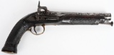 EARLY INTRICATE PERCUSSION PISTOL