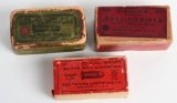LOT 3 VINTAGE BOXES .22 AMMUNITION