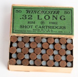 FULL BOX 50 WINCHESTER .32 LONG RIM FIRE SHOT