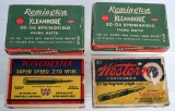 LOT (4) VINTAGE BOXES 30-06, 270 WIN & REM.
