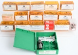 LOT OF .17 CALIBER AMMO, DIES, BULLETS