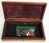 ENGLISH OAK COLT STYLE REVOLVER BOX