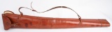 VINTAGE TWO GUN LEATAHER CARRY CASE WITH STRAP