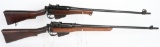 PAIR OF (2) SPORTERIZED ENFIELD RIFLES