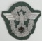 WWII NAZI GERMAN POLICE OFFICER'S SLEEVE EAGLE WW2