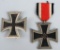 WWII NAZI GERMAN IRON CROSS LOT EKI EKII WW2