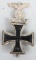 WWII NAZI GERMAN SPANGE IRON CROSS 1ST CLASS WWI