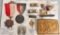 GOLD MEDALS AND RING US FOREIGN SERVICE INSIGNIA