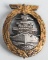 WWII NAZI HIGH SEAS FLEET WAR BADGE BY SCHWERIN