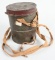 WW1 IMPERIAL GERMAN M1915 GASMASK & CANISTER WWI
