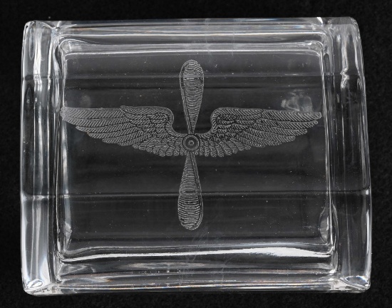 WWII ARMY AIR CORPS GLASS CIGARETTE HOLDER