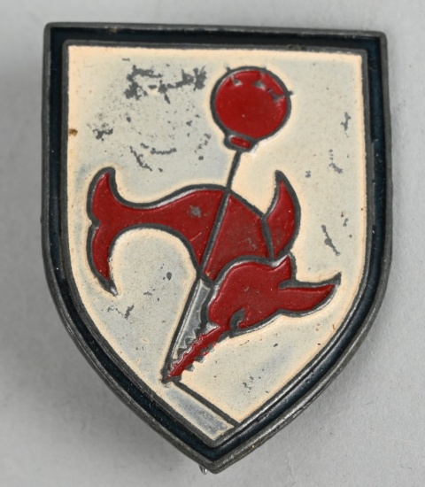 WWII KRIEGSMARINE. MINESWEEPER UNIT 30 BADGE WW2
