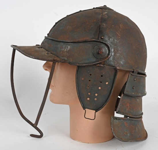 EARLY ENGLISH CIVIL WAR CAVALRY ZISCHAGGE HELMET