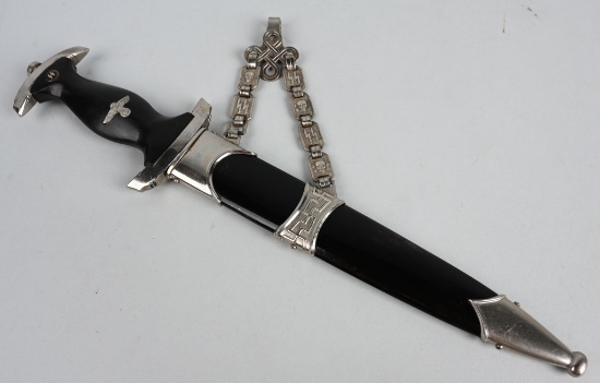 WWII M36 SS CHAINED SERVICE DAGGER NEAR MINT WW2