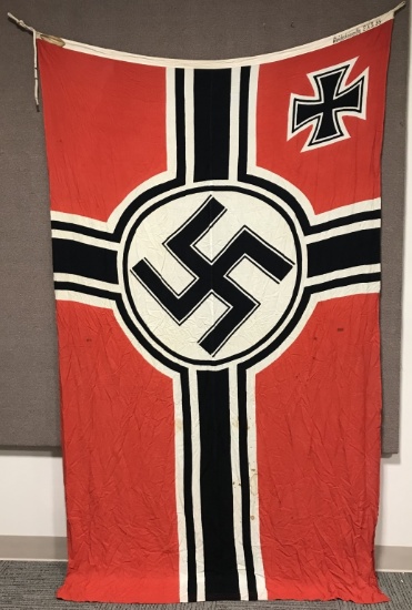 WWII NAZI GERMAN KRIEGSMARINE FLAG WW2 KM 2 X 3.35