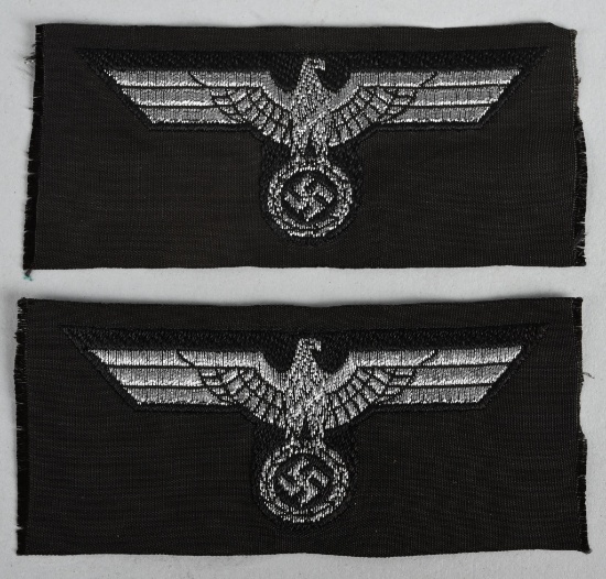 WW2 NAZI GERMAN PANZER OFFICER FLAT WIRE CAP EAGLE