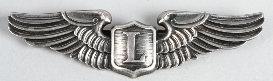 WWII US ARMY AIR CORPS LIAISON PILOT WINGS LGB