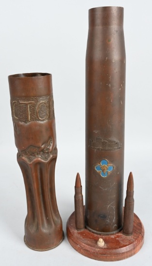 WW1 81st DIVISION & WWII 88TH DIVISION TRENCH ART