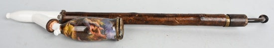 IMPERIAL GERMAN HUNTING SCENE SMALL PIPE