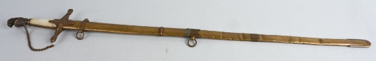 EARLY 19th C. MILITIA PRESENTATION SWORD ENGRAVED