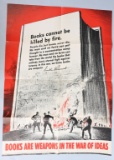 BOOKS ARE WEAPONS IN THE WAR OF IDEAS POSTER