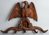 WWII NAZI GERMAN WAFFEN SS NORWAY CARVED EAGLE WW2