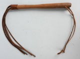 WWII NAZI GERMAN CLOTHING WOOD AND LEATHER WHIP