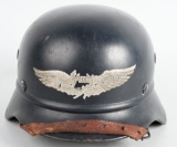 WWII NAZI GERMAN M40 LUFTSCHUTZ HELMET WW2