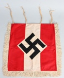 WWII NAZI GERMAN HJ FANFARE TRUMPET BANNER WW2