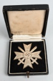WWII NAZI GERMAN WAR MERIT CROSS 1st CLASS W BOX
