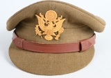 WWII US AIR CORPS BRITISH MADE OFFICER'S HAT WW2