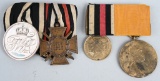 WW1 IMPERIAL GERMAN MEDAL BAR LOT OF 2 WWI 1870