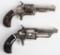 LOT 2 WESSON & HARRINGTON NO. 3 .32 REVOLVERS