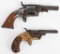 LOT (2) ANTIQUE REVOLVERS COLT / BACON