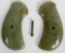 GENUINE SOLID JADE COLT 1878 GRIPS