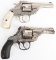 PAIR OF TOPBREAK AMERICAN REVOLVERS