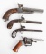 LOT (4) ANTIQUE PISTOLS