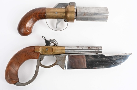 PAIR OF REPRODUCTION BLACKPOWDER PISTOLS