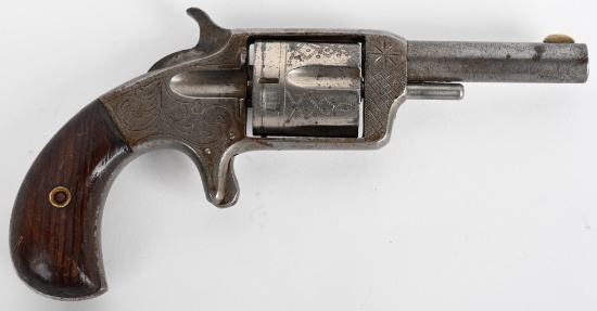 FACTORY ENGRAVED "TRUE BLUE" REVOLVER