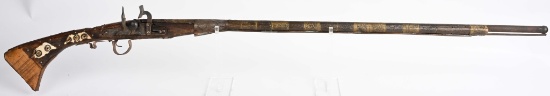 PRIMITIVE ARABIC FLINTLOCK MUSKET