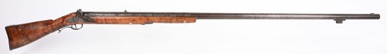 HUGE WM. PANNEPECKER FLINTLOCK MARKET GUN- 1830