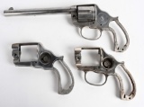 LOT (3) ORIGINAL COLT 1878 REVOLVER FRAMES