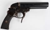 SCARCE DOUBLE BARREL 1942 NAZI FLARE GUN