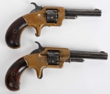 LOT (2) WHITNEY RIMFIRE BREECHLOADING REVOLVERS